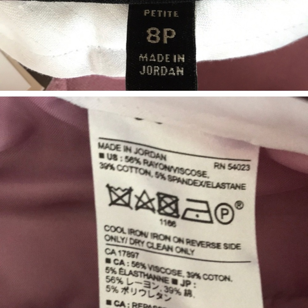 NWT Banana Republic Sloan pants 8P